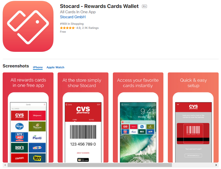 Manage cards & numbers - library, membership, shopper, frequent flyer etc.
